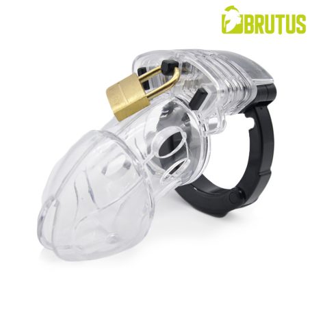 BRUTUS Alpha Cage - Chastity Cage - Clear