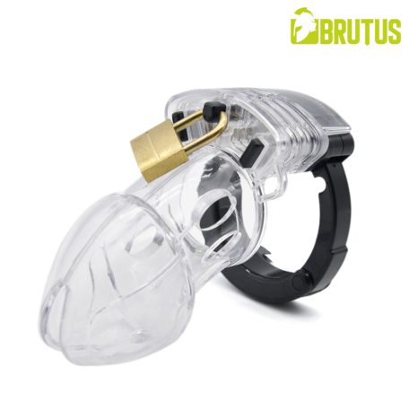 BRUTUS Alpha Cage - Chastity Cage - Clear