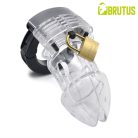 BRUTUS Alpha Cage - Chastity Cage - Clear