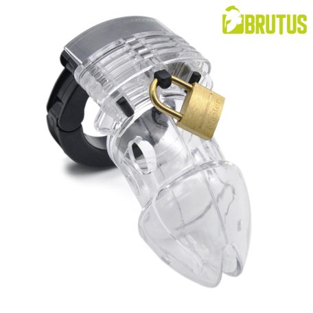 BRUTUS Alpha Cage - Chastity Cage - Clear