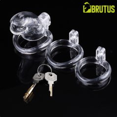 BRUTUS Shark Cage - Chastity Cage - Clear