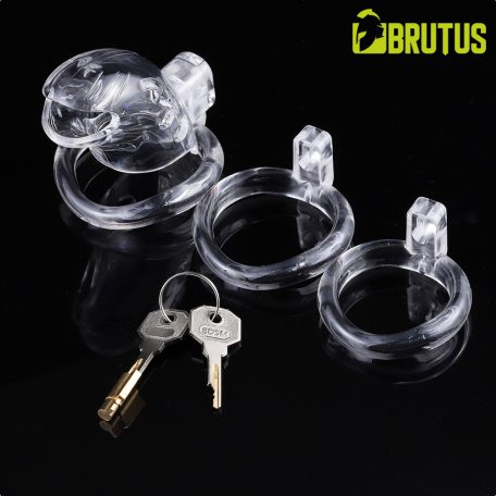 BRUTUS Shark Cage - Chastity Cage - Clear