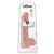 King Cock 13 dildo here golyókkal 33 cm - könnyű