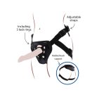 ToyJoy Get Real Strap-On Full Cover Farokhám Fekete