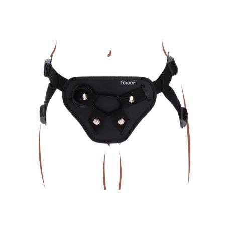 ToyJoy Get Real Strap-On Full Cover Farokhám Fekete