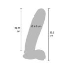 ToyJoy Get Real 10 Dildo 25cm Fekete