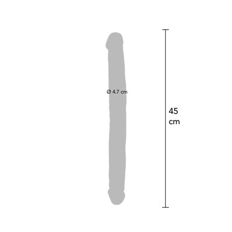 ToyJoy Get Real Double Dong 45cm Testszínű