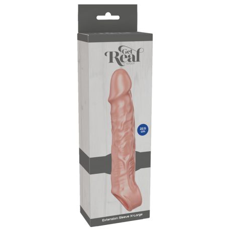 ToyJoy Get Real Extension Sleeve Xlarge farokhosszabbító 22,5cm testszínű
