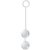 ToyJoy Basics Duo Love Balls anál golyó Átlátszó