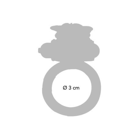 ToyJoy Basics Flutter Ring Vibrációs farokgyűrű