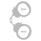 ToyJoy Classics Metal Handcuffs Fém bilincs Black