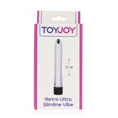 ToyJoy Classics Retro Ultra Slimline vibrátor Ezüst