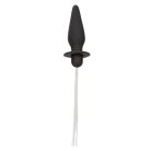 Vibrating Light Up Anal Probe Black