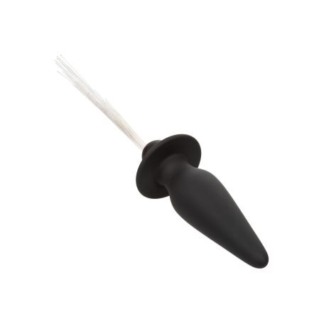 Vibrating Light Up Anal Probe Black