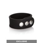CalExotics Silicone tri-snap erekciós gyűrű Fekete