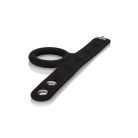 CalExotics Tri-Snap Scrotum Support Ring herezacskó tartógyűrű Nagy Fekete
