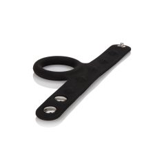   CalExotics Tri-Snap Scrotum Support Ring herezacskó tartógyűrű Nagy Fekete