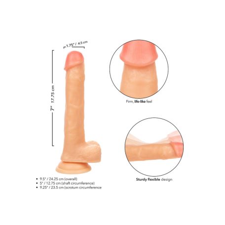 CalExotics Working Stiff The Cabana Boy Dildo 24cm testszínű