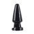 Hidden Desire Extreme Buttplug kúpos fejű Nagy, 17cm Fekete
