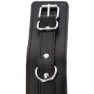 Taboom Bondage Essentials Wrist Cuffs Vegan Bőr csukló bilincs Fekete