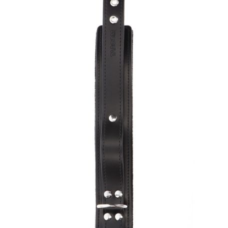 Taboom Bondage Essentials Heavy D-gyűrűs nyakörv Fekete