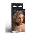 Taboom Bondage Essentials Heavy D-gyűrűs nyakörv Fekete