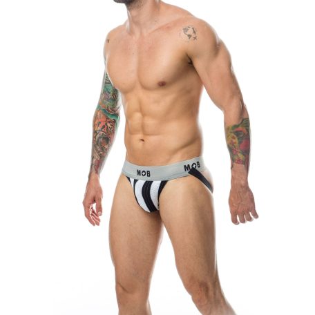 MOB Stripe Classic Jock White S