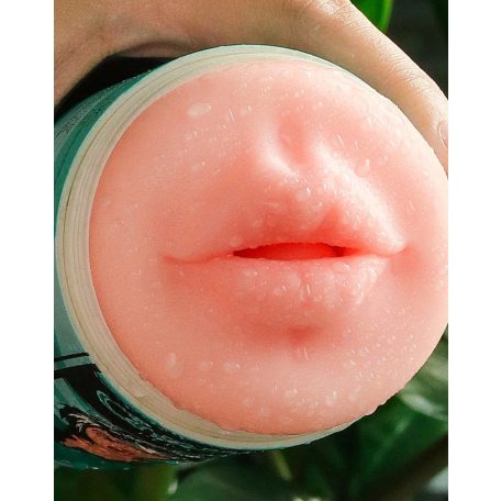 LoveToy - Pleasure Brew Cream Ale Mouth Masturbator - Green & Nude