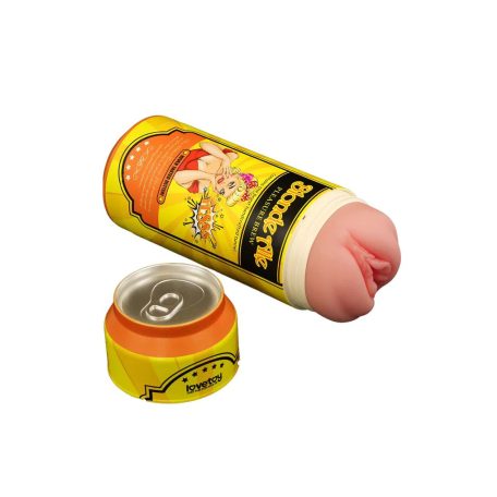 LoveToy - Pleasure Brew Blonde Ale Vagina Masturbator - Nude & Yellow