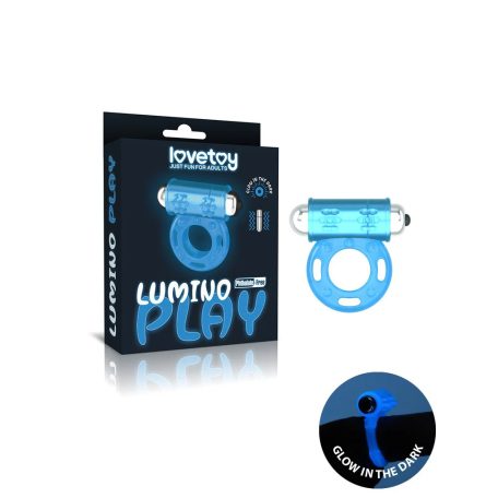 LoveToy - Lumino Play Cock Ring Vibrator - Glow in the Dark