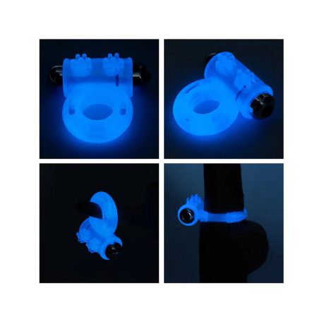 LoveToy - Lumino Play Cock Ring Vibrator - Glow in the Dark