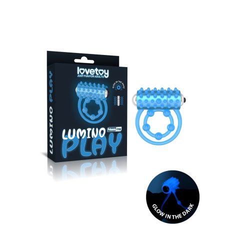LoveToy - Lumino Play Cock Ring Vibrator - Glow in the Dark