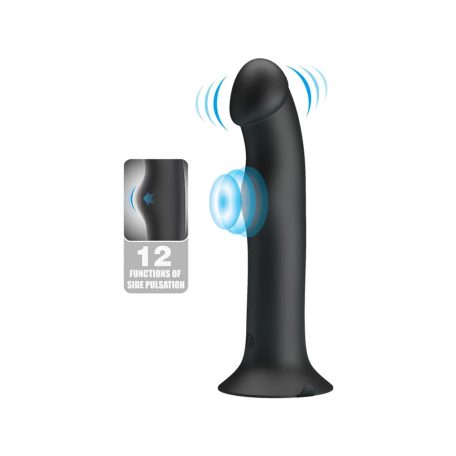Pretty Love - Murray - Vibrating Dildo 19 cm - Black