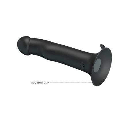 Pretty Love - Murray - Vibrating Dildo 19 cm - Black