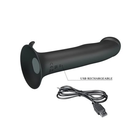 Pretty Love - Murray - Vibrating Dildo 19 cm - Black