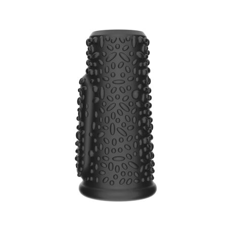 LoveToy - Drip Knights Ring - Vibrating Penis Sleeve  (Ø 3.7 cm) - Black