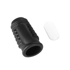   LoveToy - Spiral Knights Ring - Vibrating Penis Sleeve  (Ø 3.6 cm) - Black