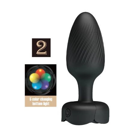Pretty Love - Varian - Color Changing Light Butplug - Black
