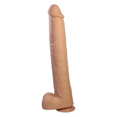 PL - Pat - Super Huge Dildo - Nude 40 cm, átmérő: 6 cm