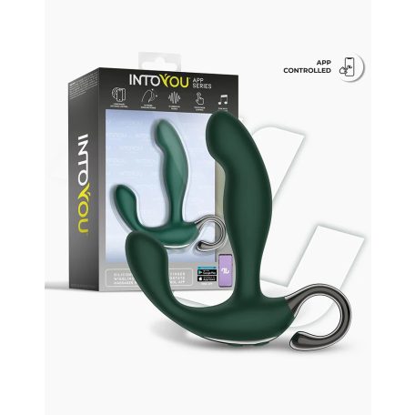 IY - Greeny - Prostate Massager with Finger Wiggling, App Controlled - Green