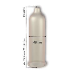 Trim Condoms 49mm x12