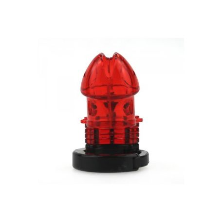 Adjustable Chastity Cage 10 x 3.5cm Red