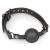 Silicone ball gag Black