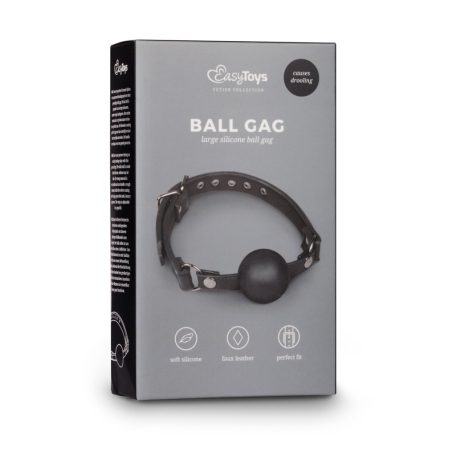 Silicone ball gag Black