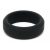 Soft Ring Silicone Cockring 18mm Black (Diameter: 51 mm)