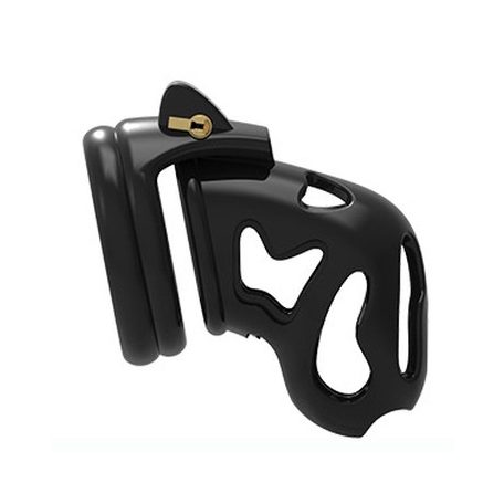 Ghost chastity cage 10 x 3cm Black