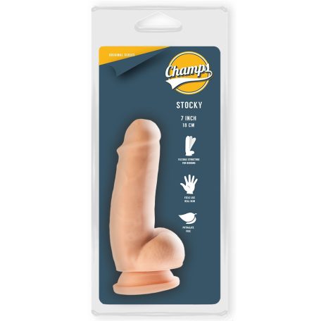 Stocky Champs Realistic Dildo 18x4,6 cm
