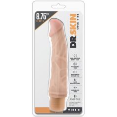 Vibe 6 Dr Skin vibrációs dildó 18 x 4 cm