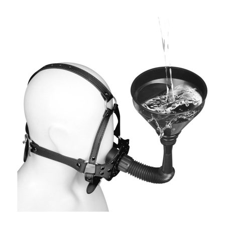 Tölcséres pisi szájpecek - Flexibilis-fekete