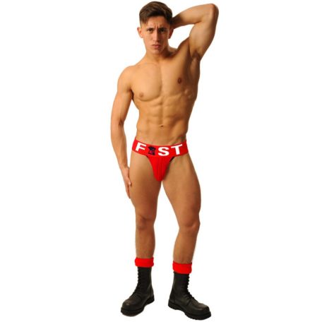Jockstrap Fist Logo Red - Méret: S